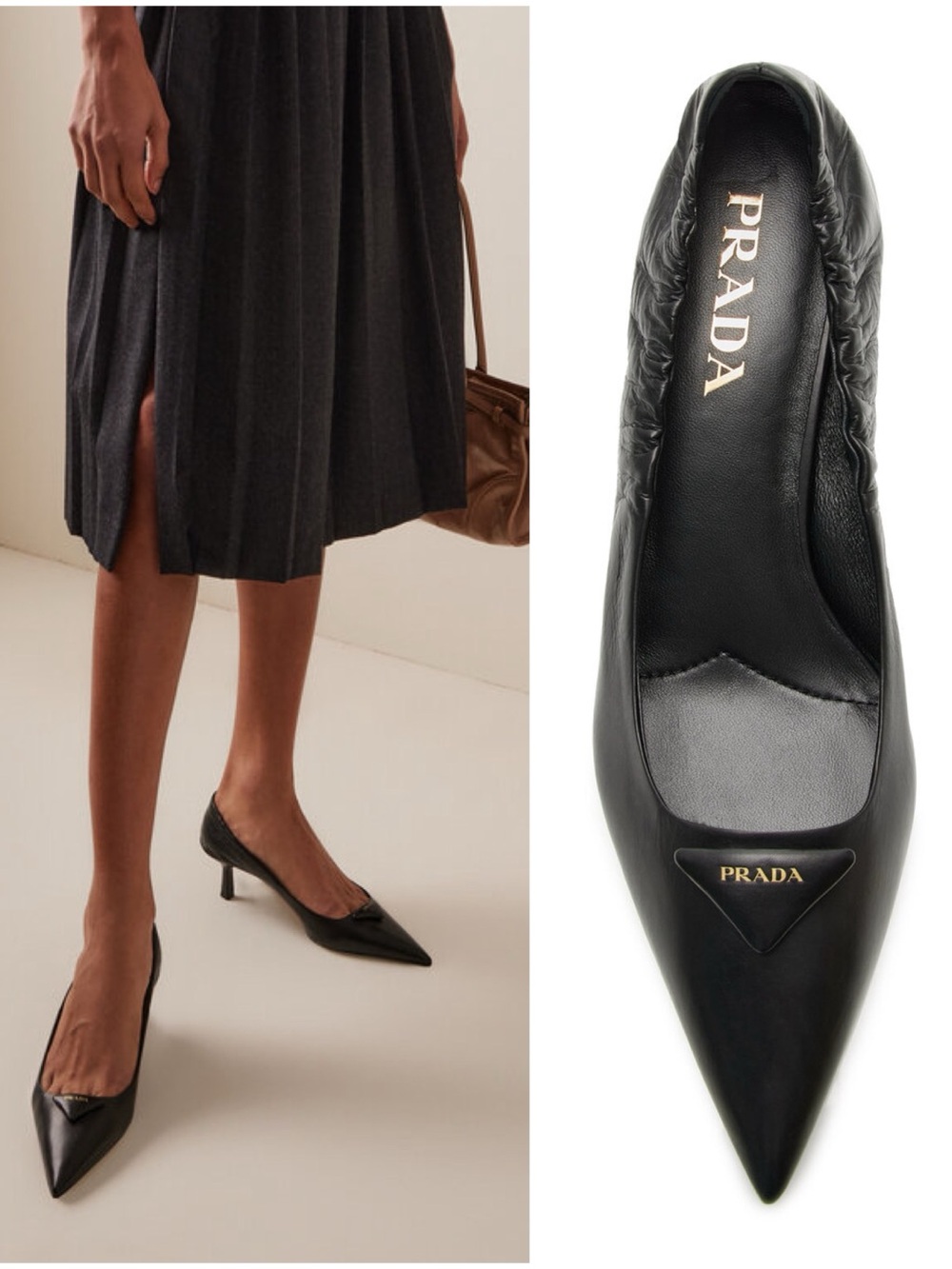 New Prada Pointed-Toe Pumps 37.5 $1,250